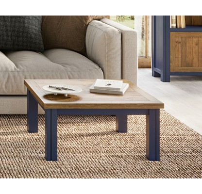 Splash of Blue - Low Square Coffee Table